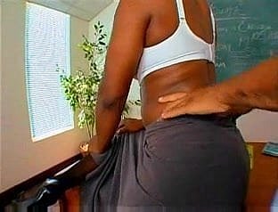 Big Booty czarny Nauczyciel Pani Cinna Bunz