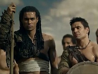 Spartacus - alle erotische scenes - goden van de arena